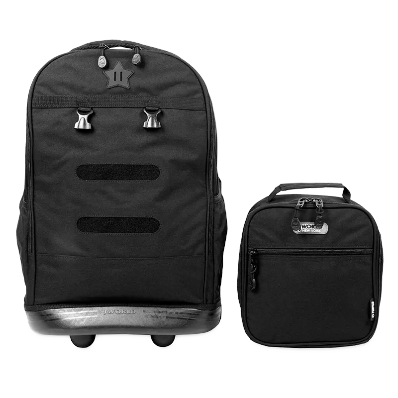 Duo Rolling Backpack With Detachable Lunch Box Set (18 Inch)