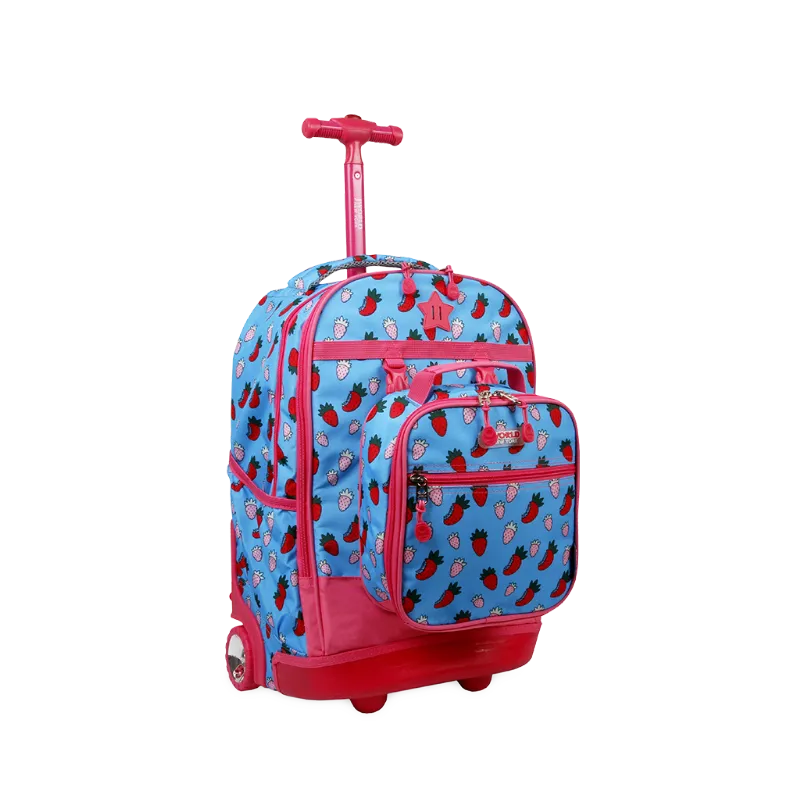 Duo Rolling Backpack With Detachable Lunch Box Set (18 Inch)