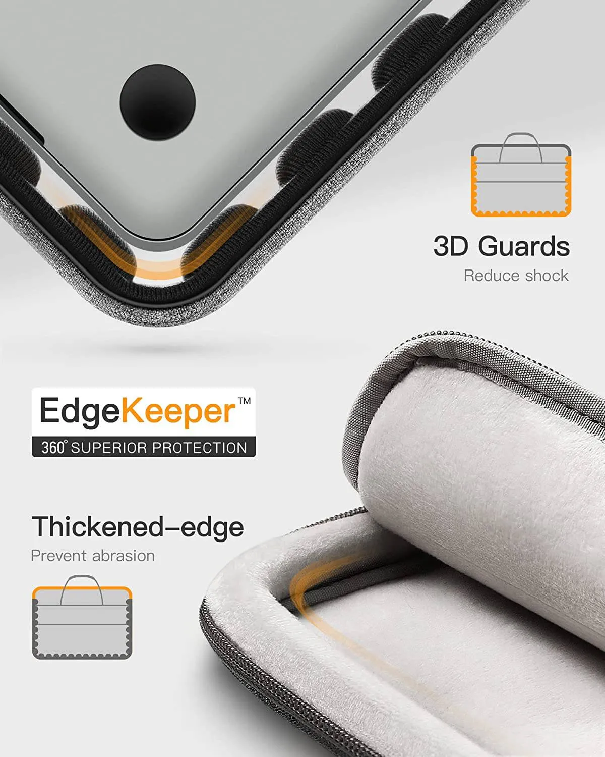 EdgeKeeper 360° Protective 13.3-15.6 Inch Laptop Carrying Case LB02010/B2