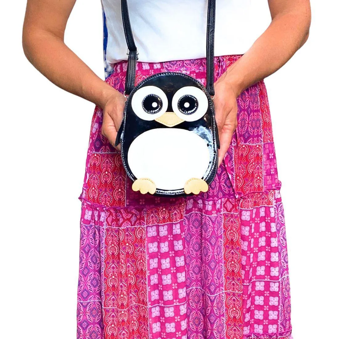 Empire Cove Wide Eyed Penguin Mini Shoulder Crossbody Purse Messenger Bags Girls