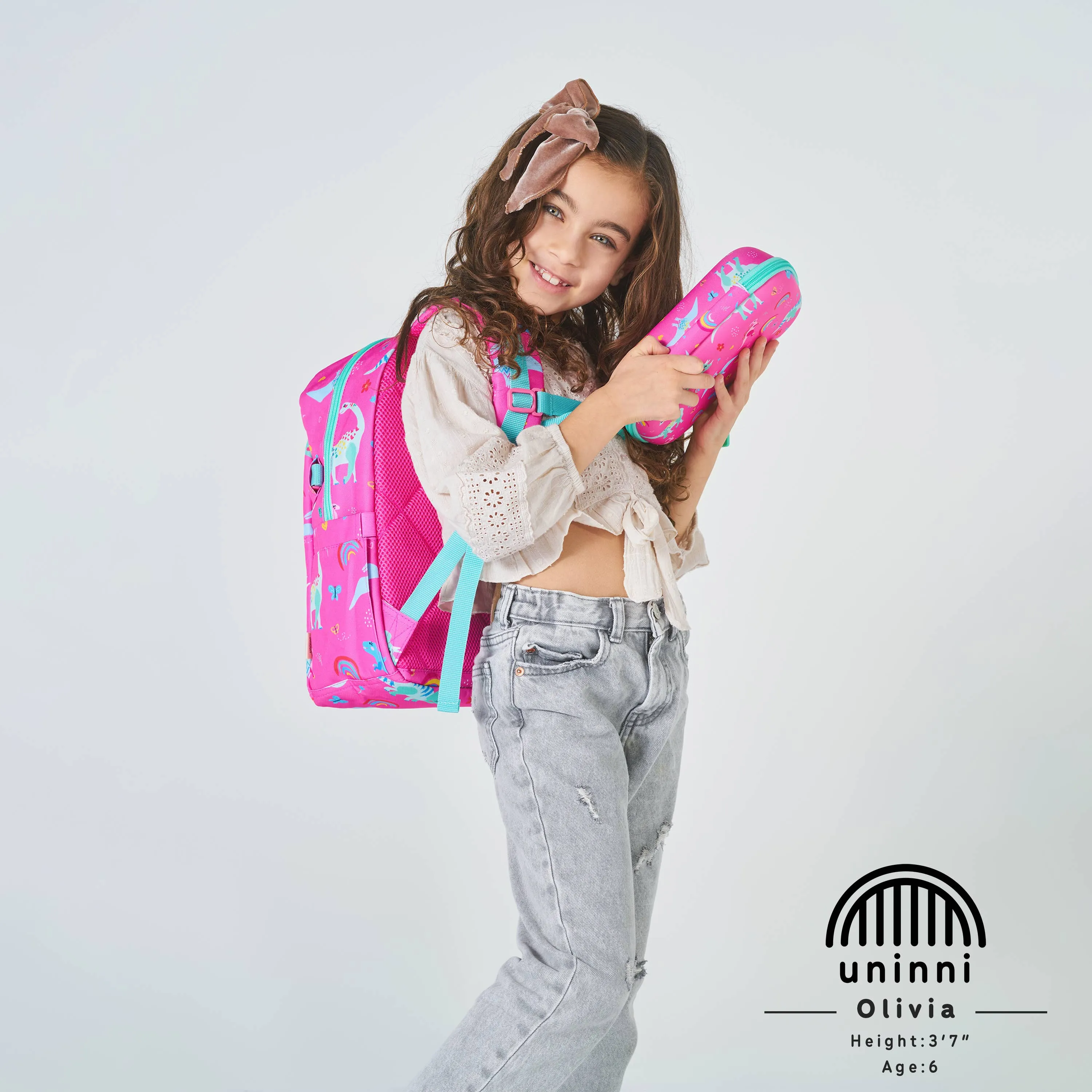 Ethan Backpack-Pink Dinosaur: Pink Dinosaur