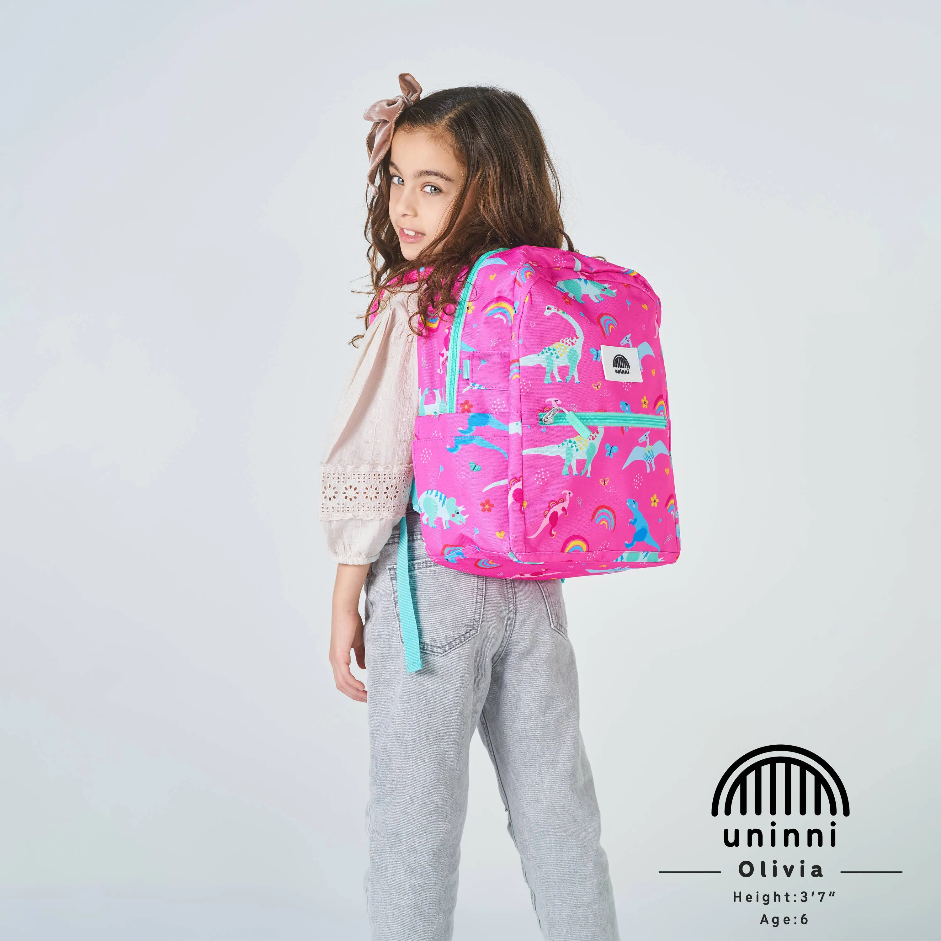 Ethan Backpack-Pink Dinosaur: Pink Dinosaur