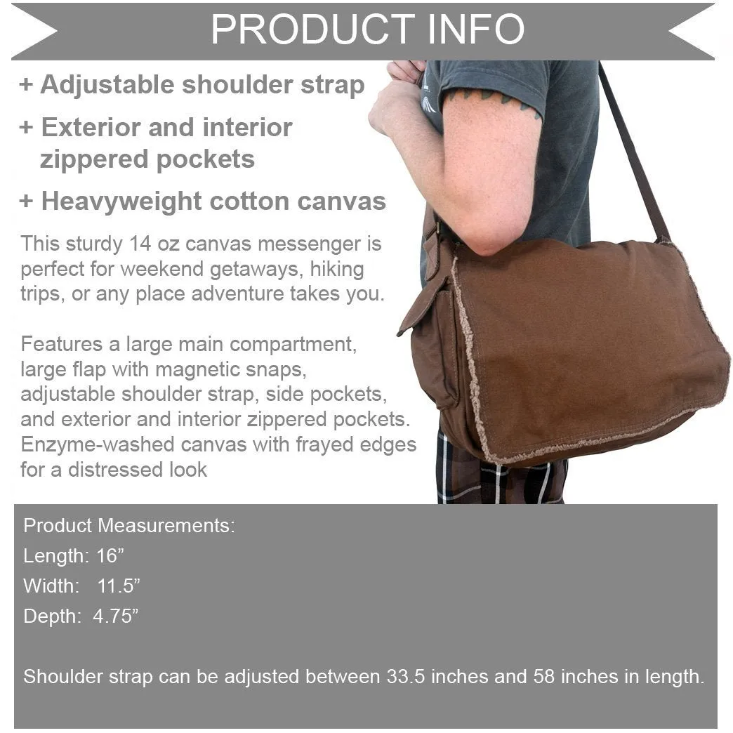 Existence is Futile Messenger Bag