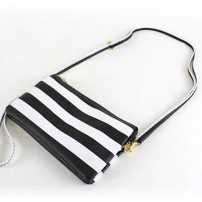 F7013-59 Monogrammable Clutch/Crossbody Bag