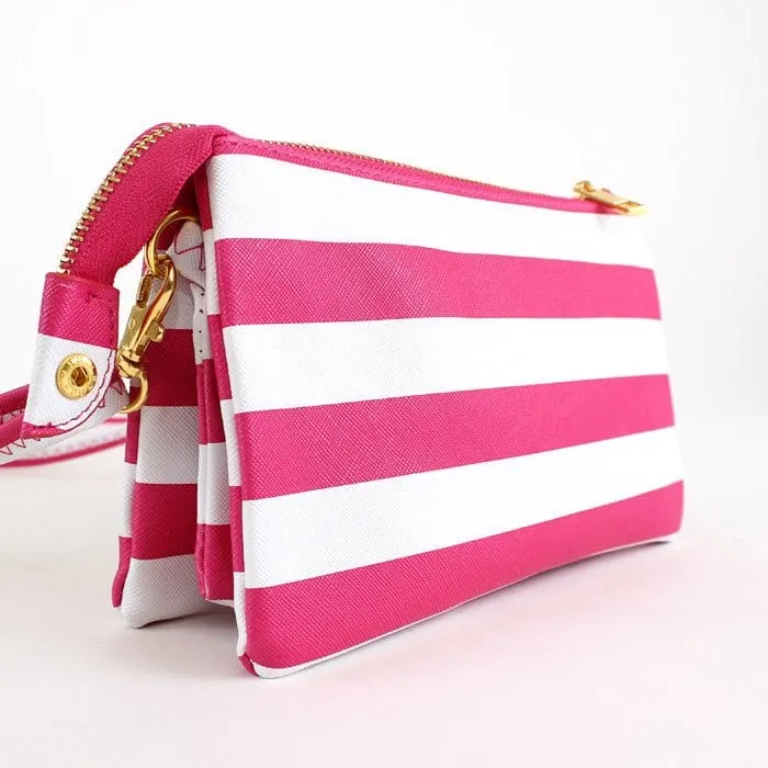 F7013-59 Monogrammable Clutch/Crossbody Bag