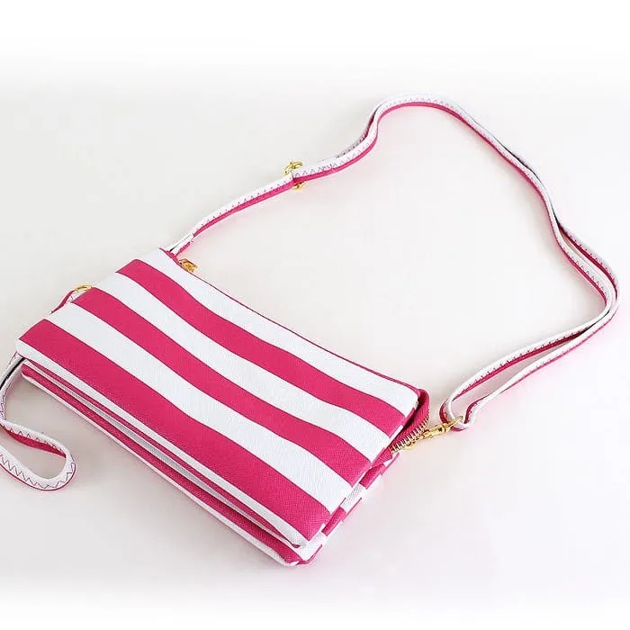 F7013-59 Monogrammable Clutch/Crossbody Bag