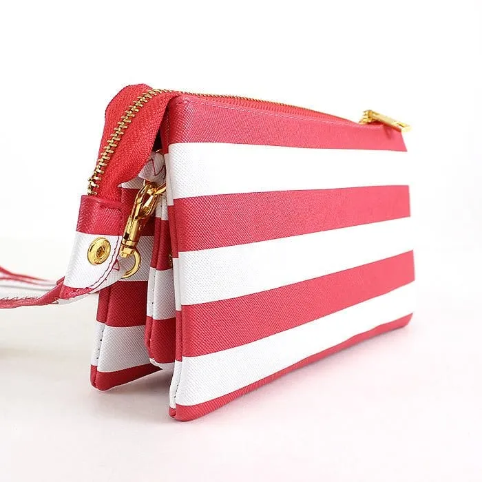 F7013-59 Monogrammable Clutch/Crossbody Bag