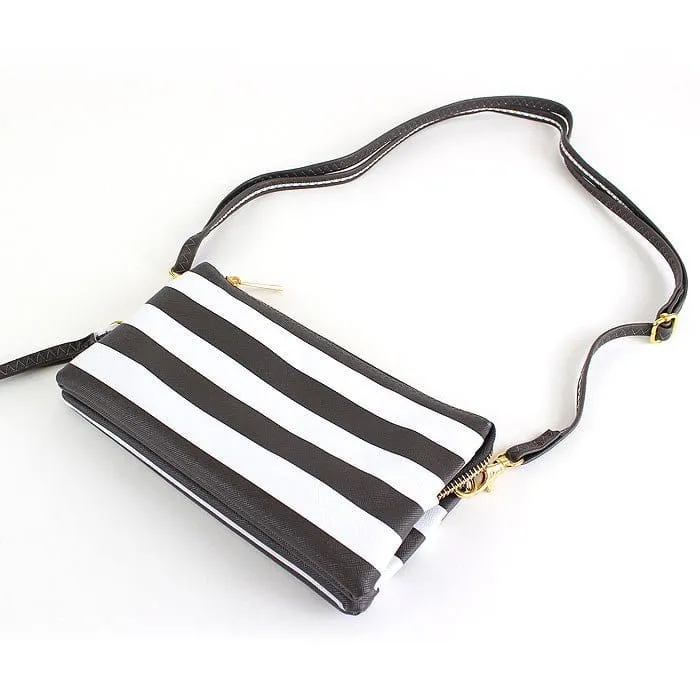 F7013-59 Monogrammable Clutch/Crossbody Bag