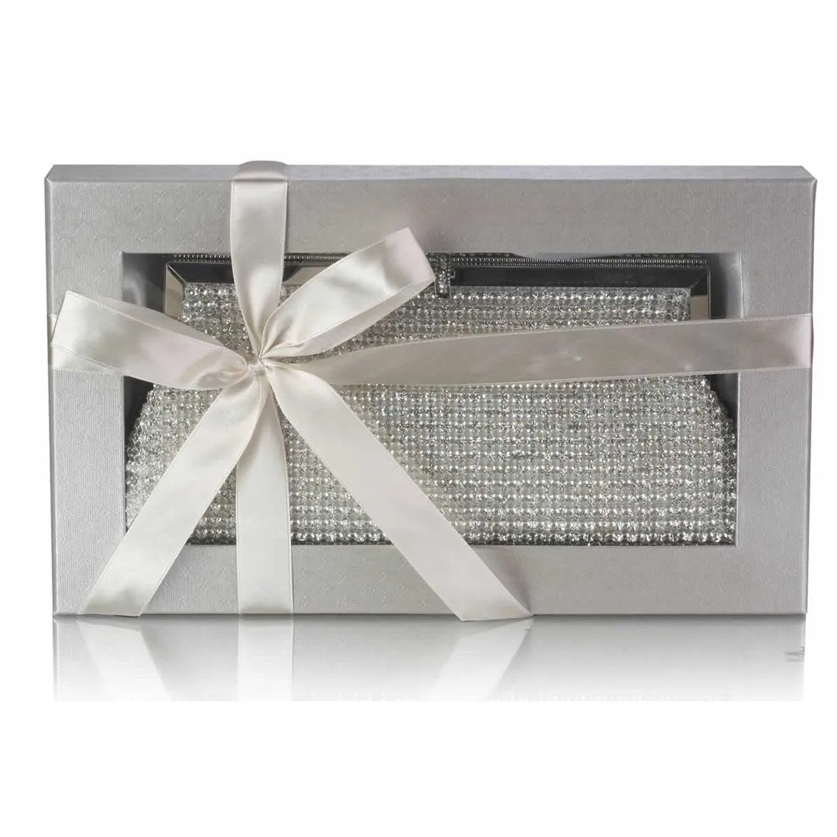 Farrah Crystal Encrusted Clutch