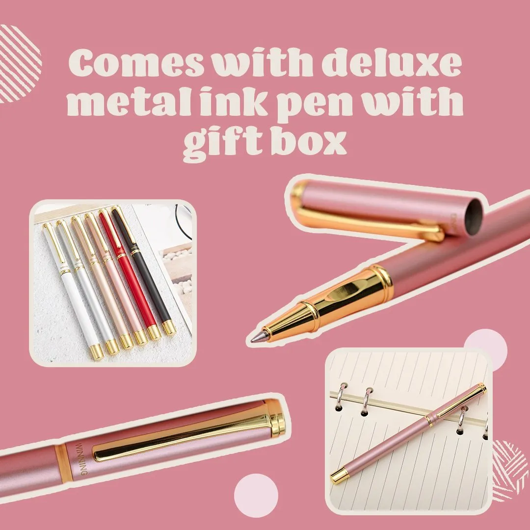 Feel-Good Writing Set (Notebook   Refill Pages   Deluxe Pen)