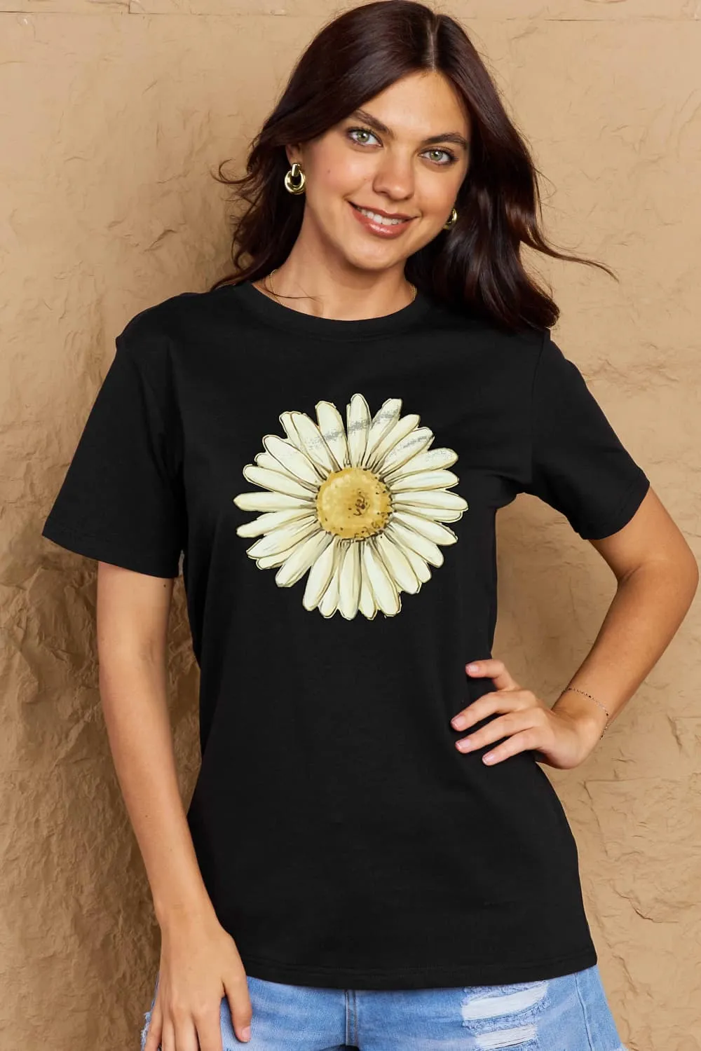 FLOWER Graphic Cotton Tee