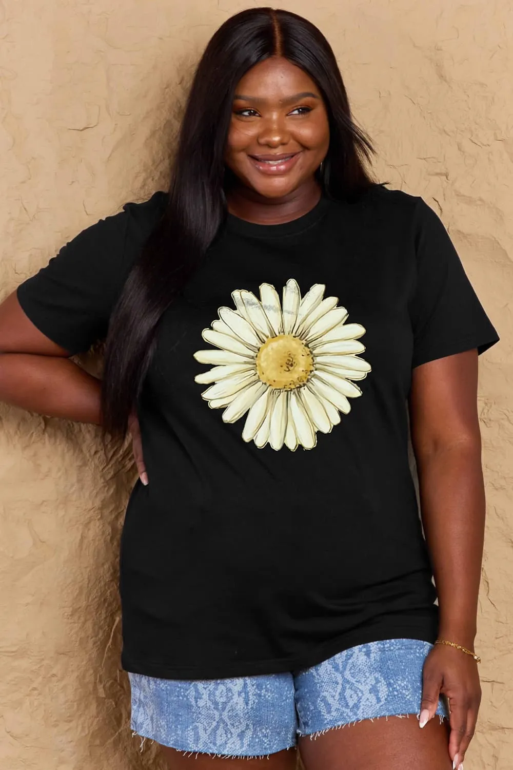 FLOWER Graphic Cotton Tee