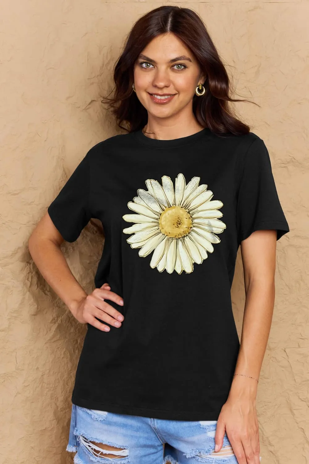 FLOWER Graphic Cotton Tee