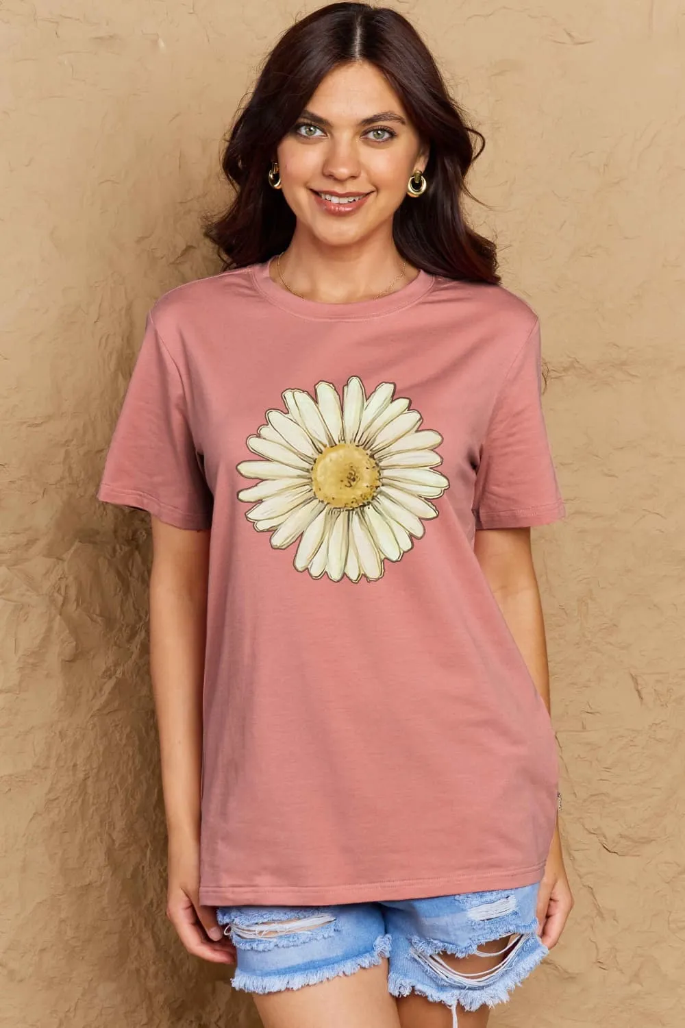 FLOWER Graphic Cotton Tee