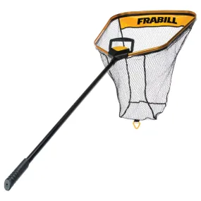 Frabill FRBNX24S Trophy Haul Landing Net - Black/Yellow - 24''x27'' Hoop; 48'' Handle