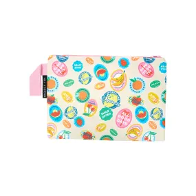 Fruit Stickers Zip Pouch