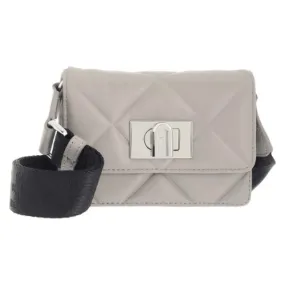 Furla 1927 Soft Micro Crossbody Bag - Marmo C Nero