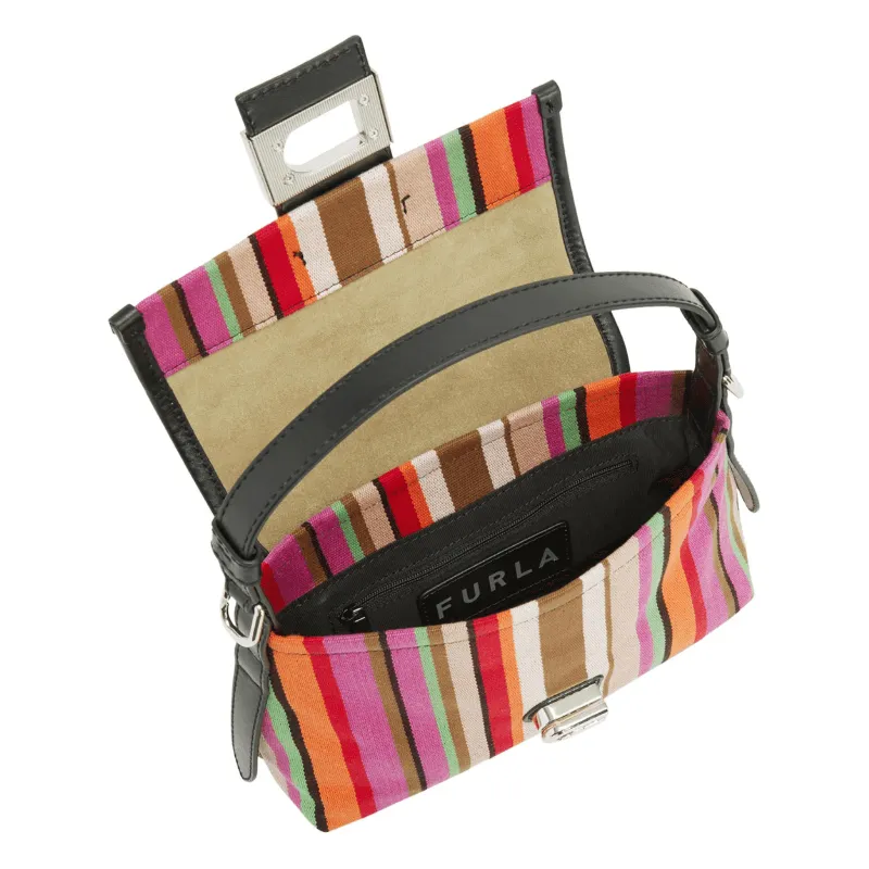 Furla Charlotte Small Shoulder Bag - Multicolour   Nero