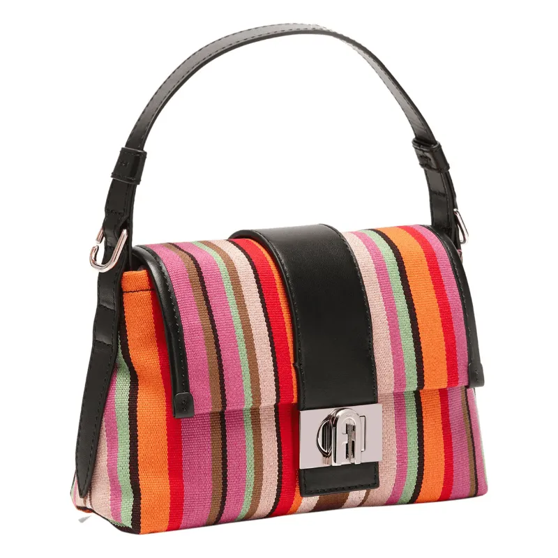 Furla Charlotte Small Shoulder Bag - Multicolour   Nero