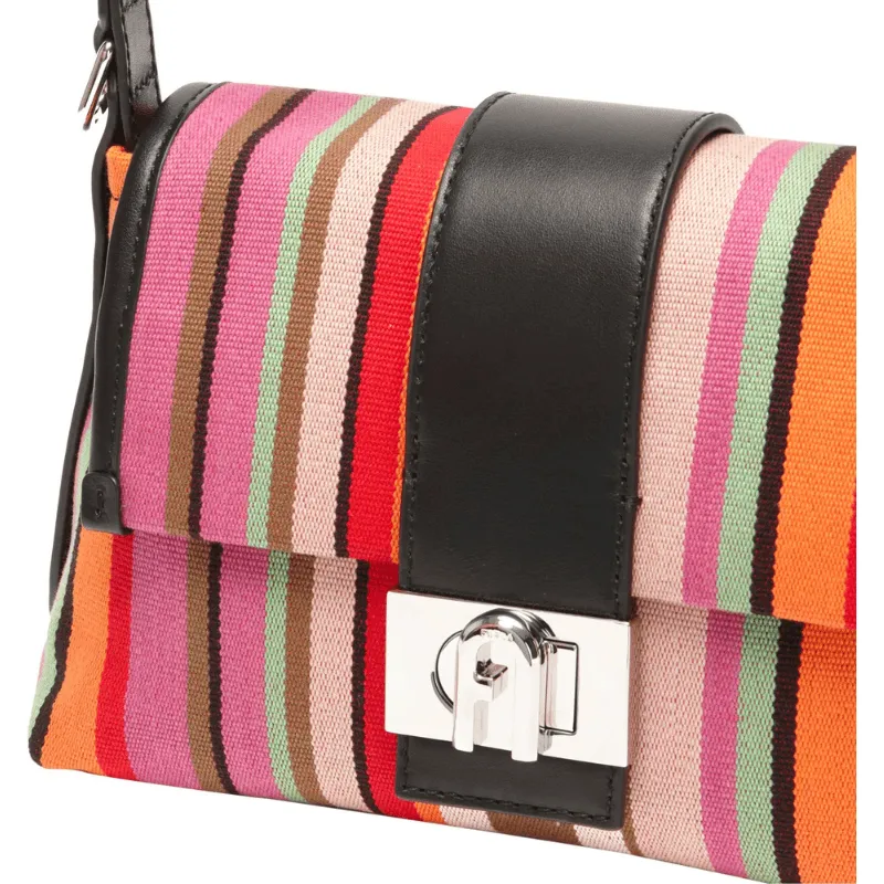 Furla Charlotte Small Shoulder Bag - Multicolour   Nero