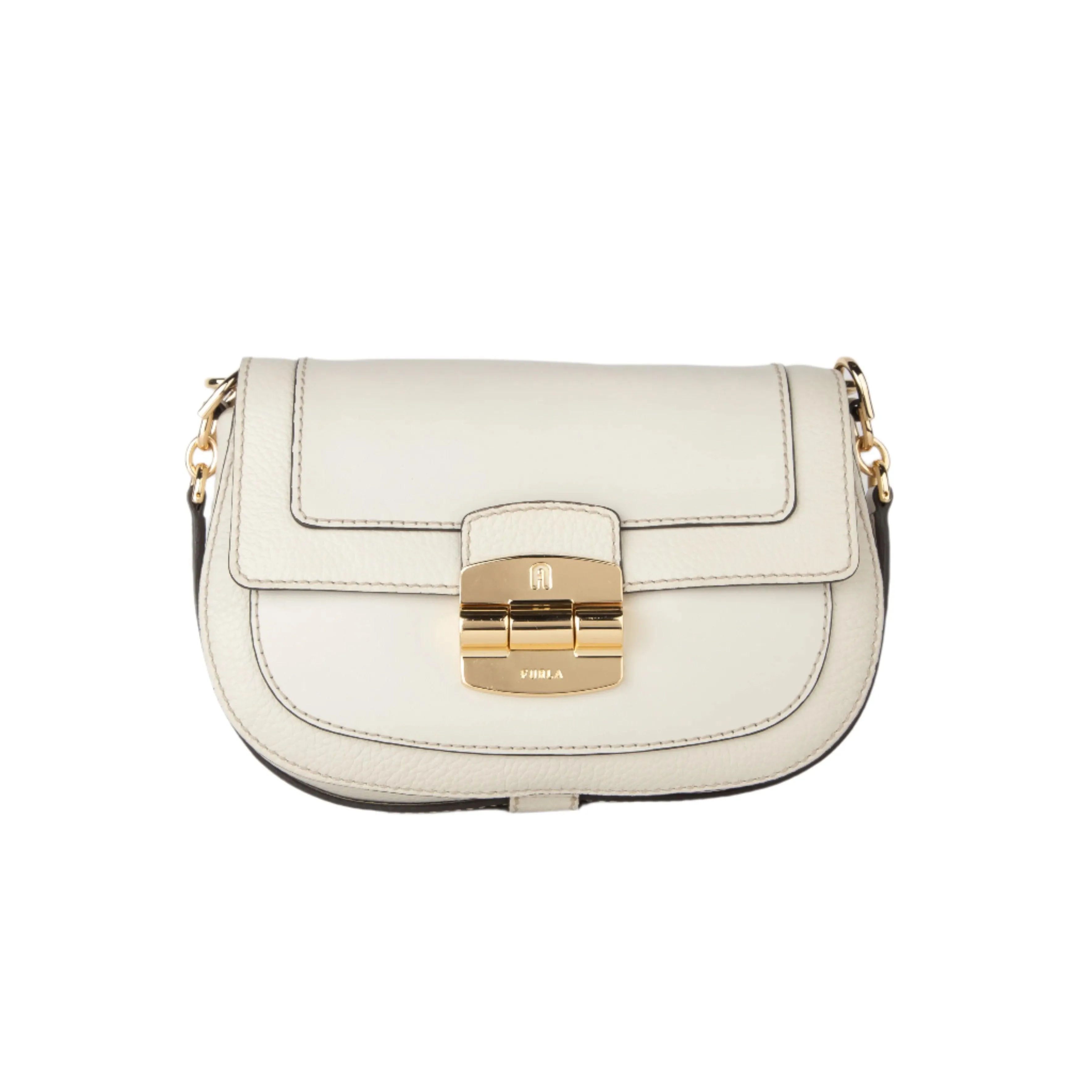 Furla Club 2 Small Crossbody Bag - Cream