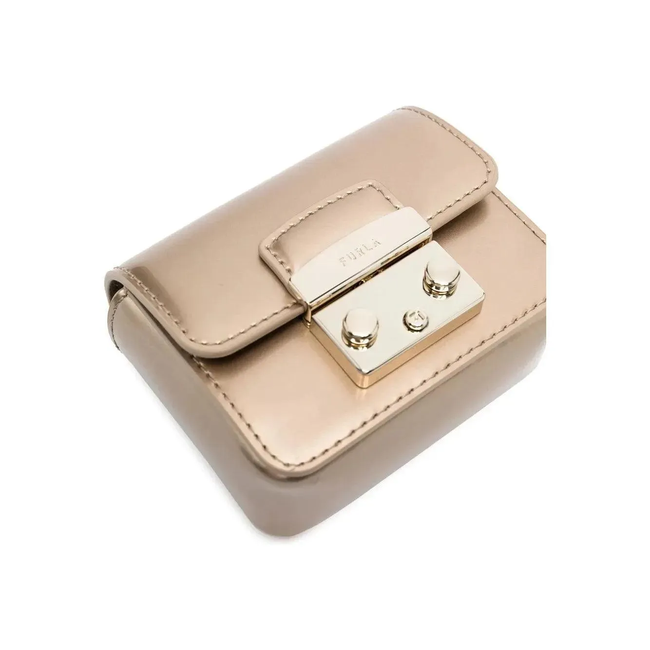 Furla Metropolis Micro Crossbody - Champagne