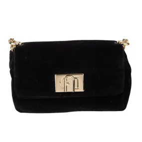 Furla Mini Crossbody - Black/Light Gold