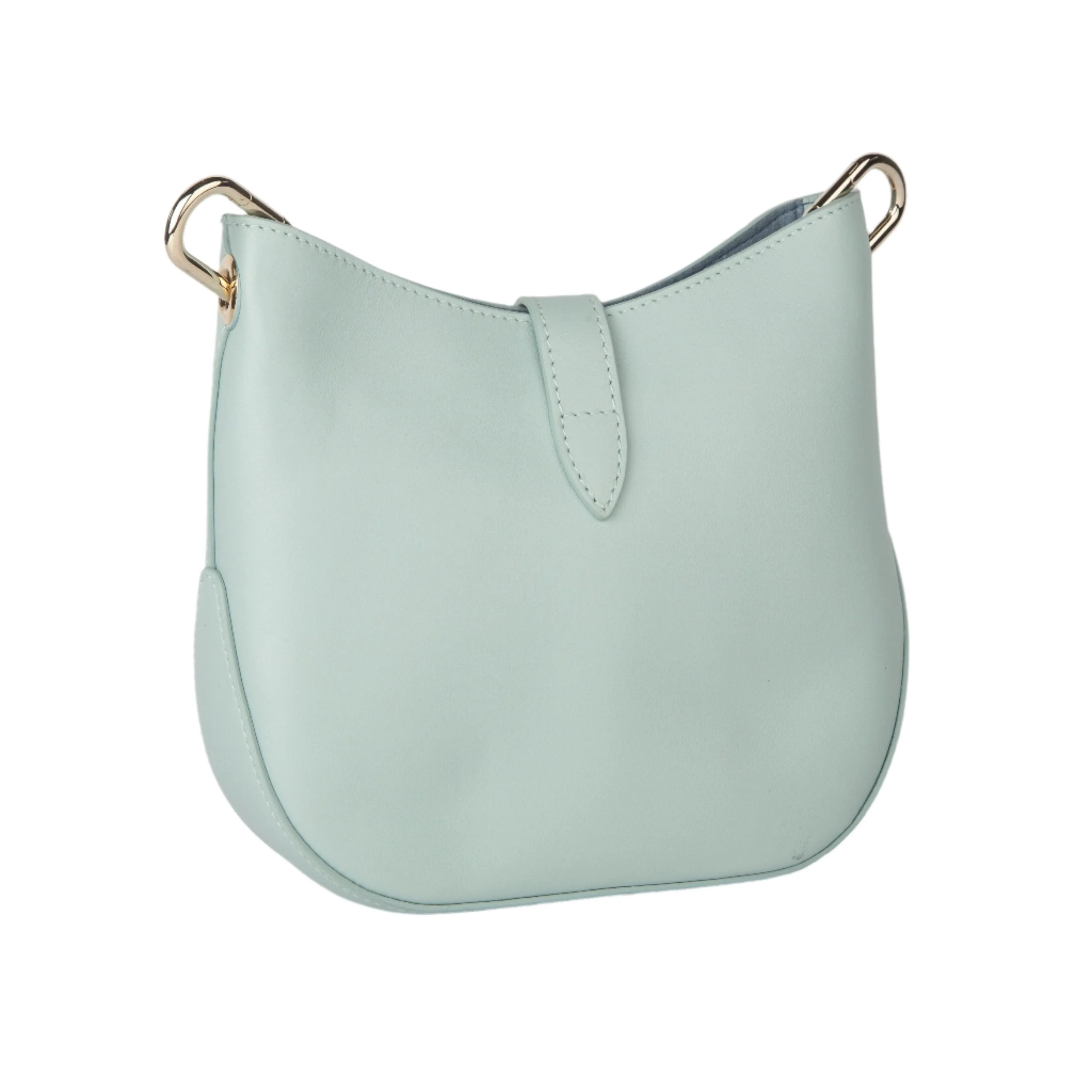 Furla Sirena Mini Hobo - Vitello Roma Pastel Green and Gold