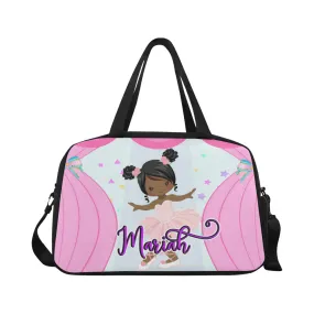 Girls Ballerina Tote Travel Duffle Bag