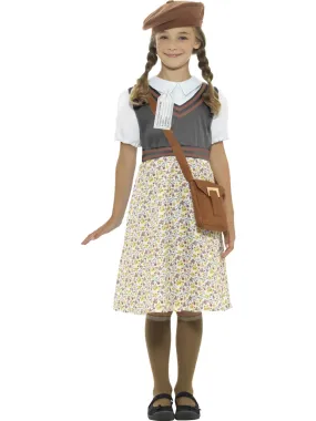 Girls Costume - Evacuee School Girl