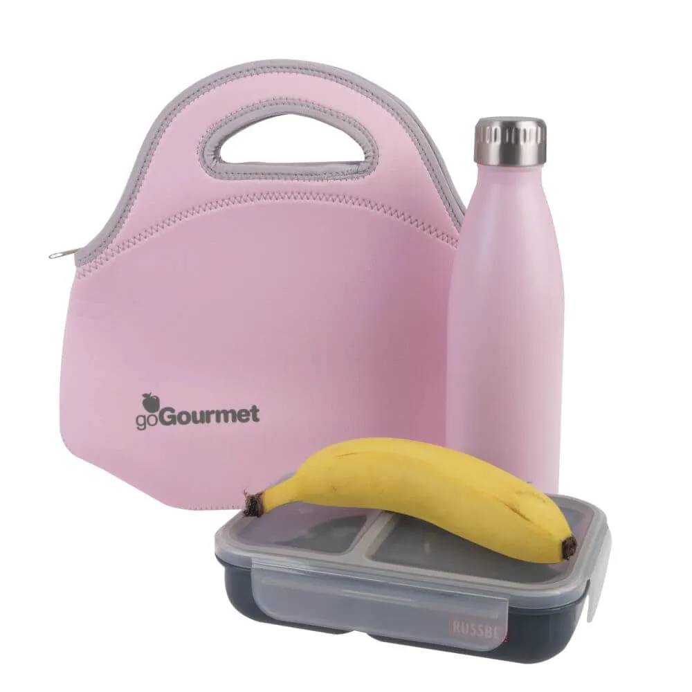 Gourmet Insulated Lunch Tote Pink