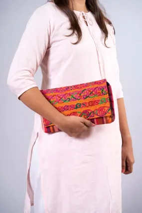 Handloom Cotton Clutch