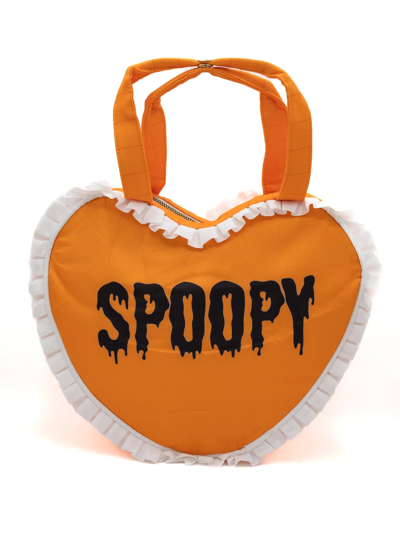 Heart Shaped Pumpkin Ruffle Purse