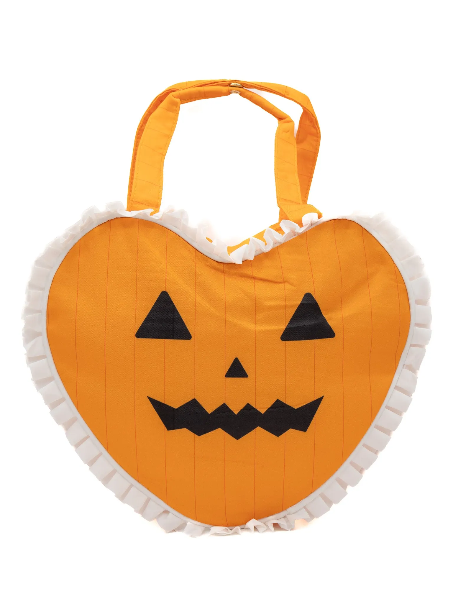 Heart Shaped Pumpkin Ruffle Purse