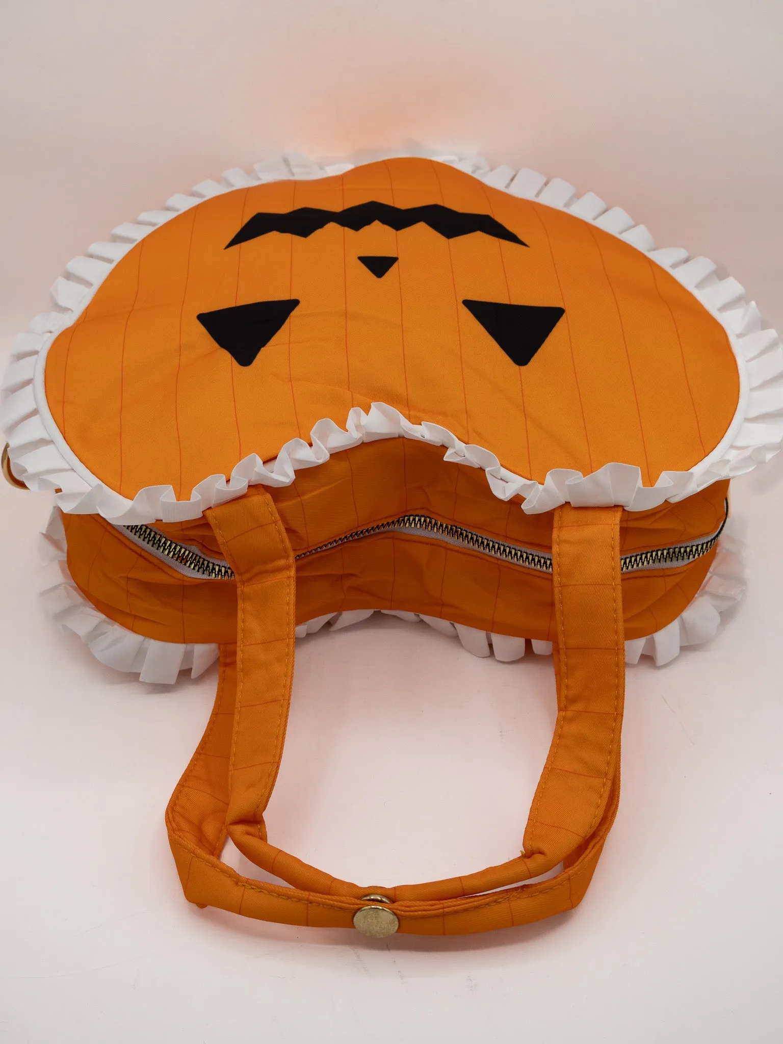 Heart Shaped Pumpkin Ruffle Purse