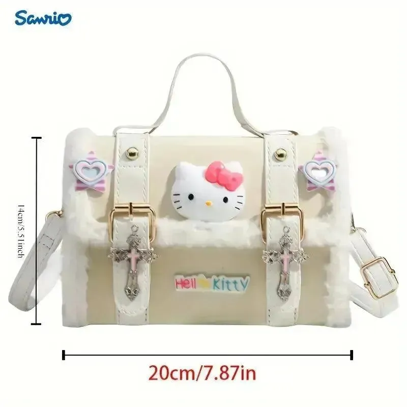 Hello Kitty Faux Fur Luxe Shoulder Bag