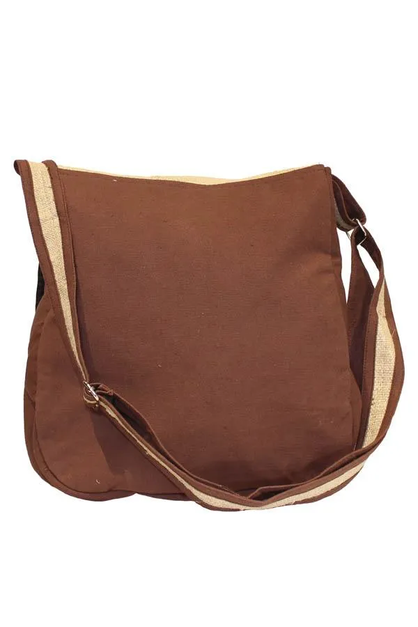 Hemp Blend Hamasa Namaste Messenger Bag