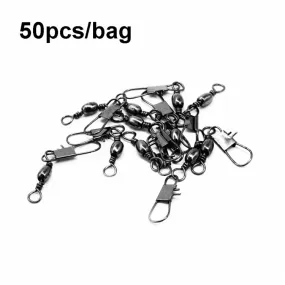 HENGJIA SS007 50pcs/bag B-pin Connector 8 Shape Swivel Loop Accessories, Specification: 12 1B (25.5mm)