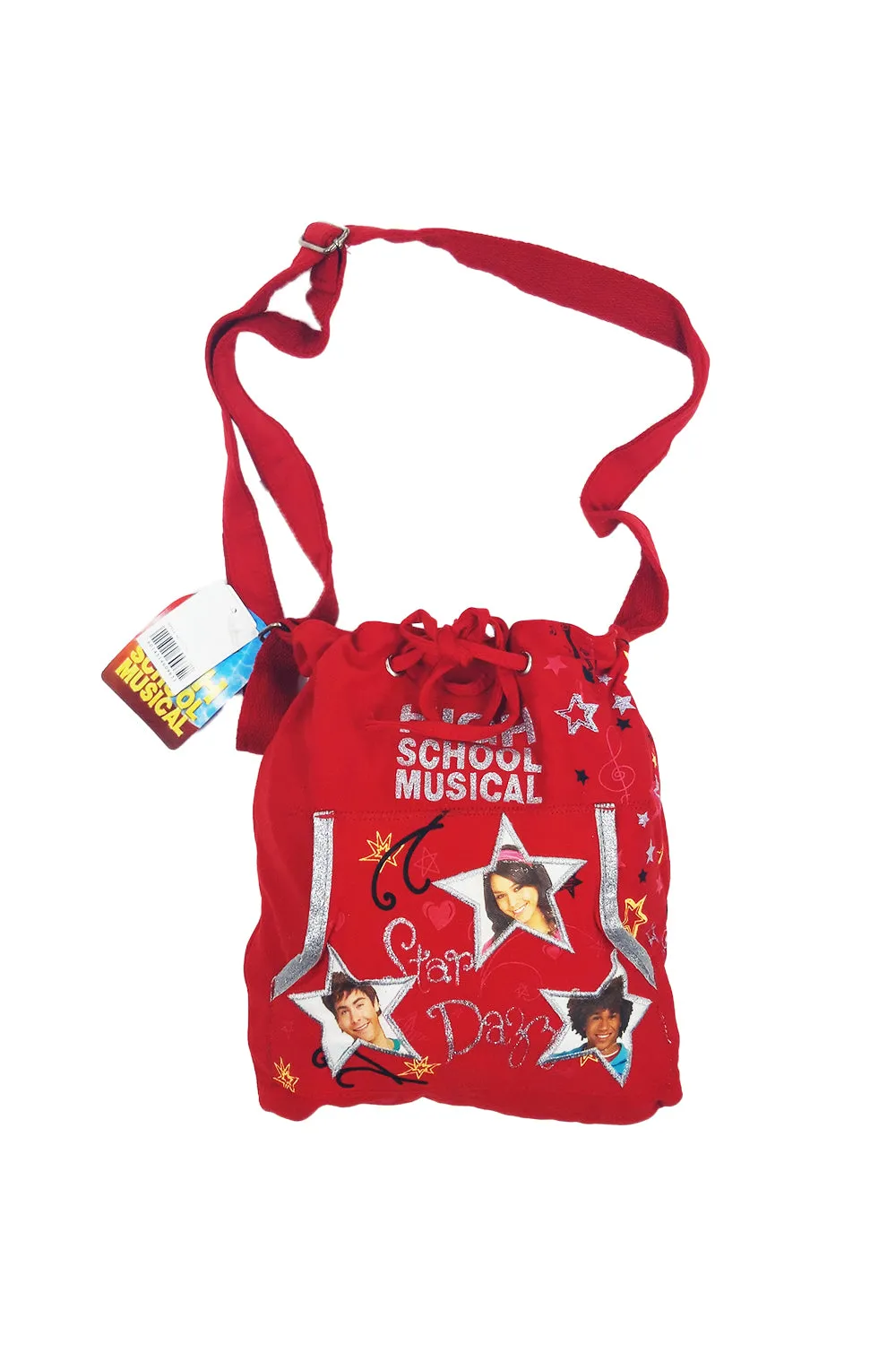 High School Musical Red Drawstring Bag