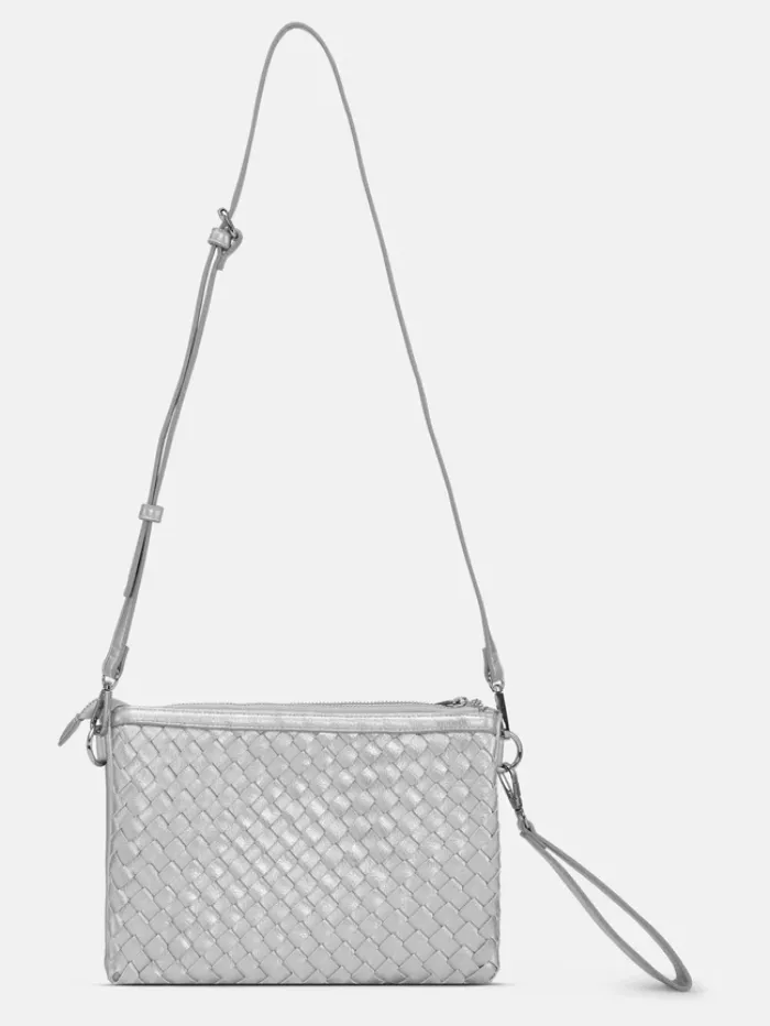 Ilse Jacobsen Shoulder Bag In Silver BAG08CB Col 710