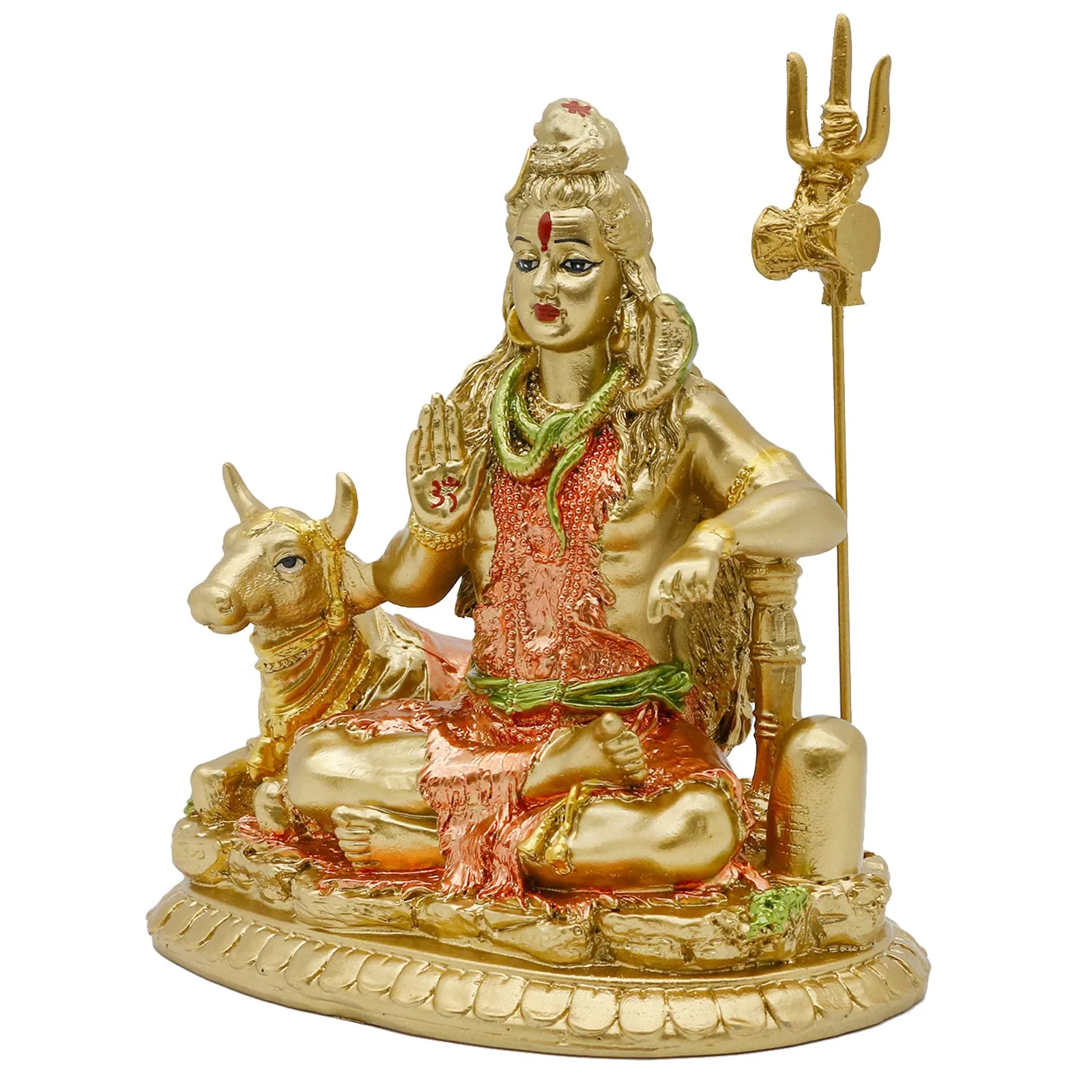 Indian God Shiva Idol Statue - Hindu God Lord Shiva Statue Indian Home Temple Mandir Pooja Item Murti Decor Diwali Gifts Meditation Yoga Room Altar Decoration