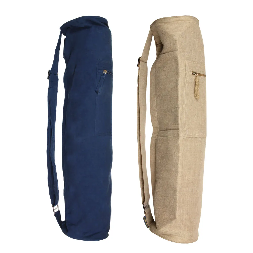 Jute Cotton Yoga Mat Bag