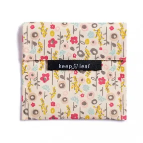 Keep Leaf Reusable Sandwich  Bag - Bloom