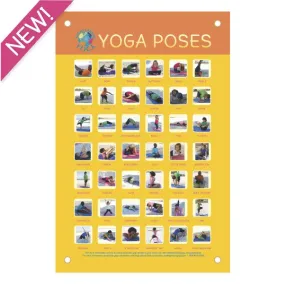 Kids Yoga Poses Poster | Kids Yoga | Educational Material | Printed Vinyl