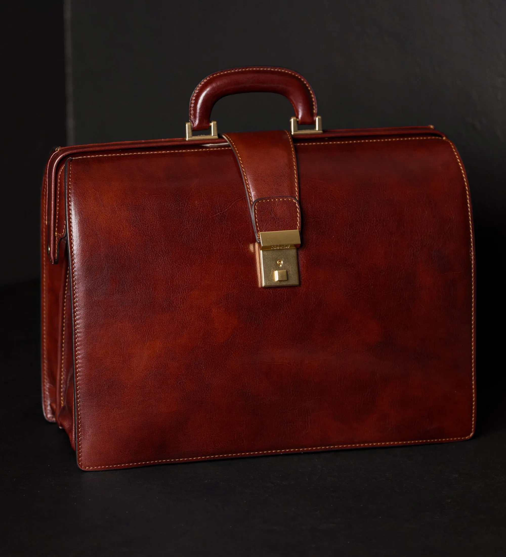 Large Leather Briefcase - The Firm