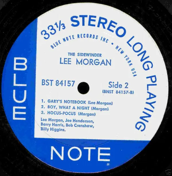 Lee Morgan - The Sidewinder (LP, Album) (VG)