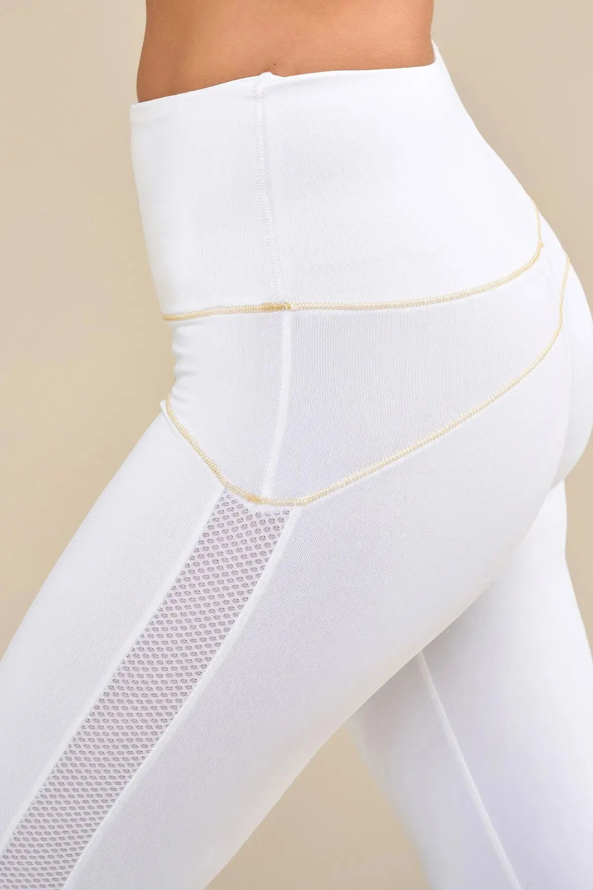 Legging de yoga blanc Light