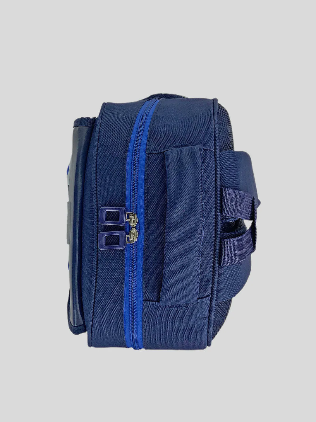 Little Surprise Box Cobalt & Dark Blue Crest Design School Backpack for Kids