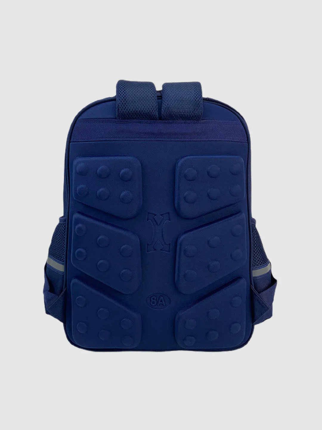 Little Surprise Box Cobalt & Dark Blue Crest Design School Backpack for Kids