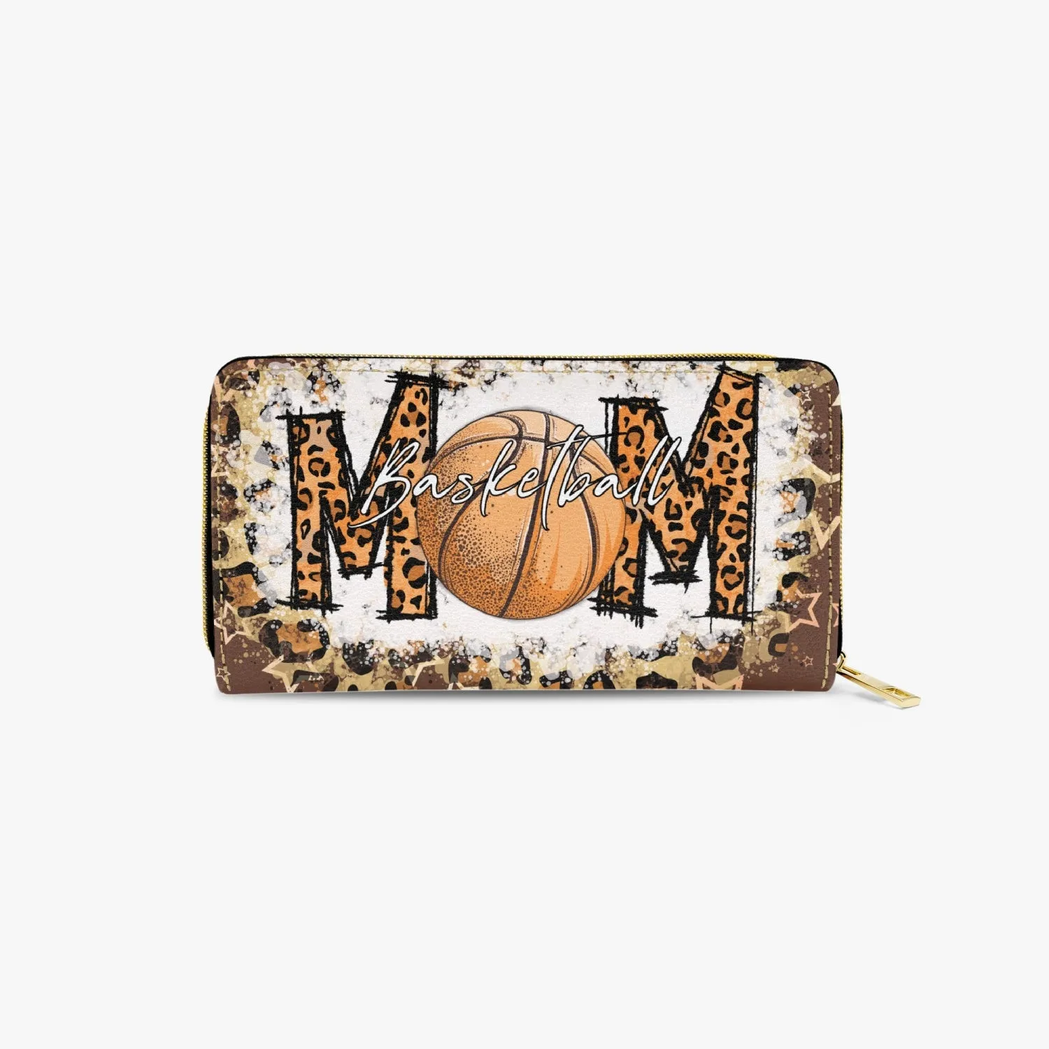 Long Type Zipper Purse - Basketball Mom